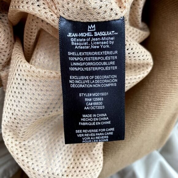 Jean Michel Basquiat x Members Only Bomber Mens Med Varsity Mona Lisa Streetwear - Picture 11 of 12